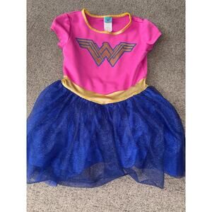 Kids Wonder Woman Size M 7/8 Tutu Dress
